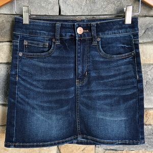 American Eagle Denim Mini Skirt, Women Size 2